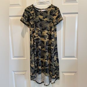 womens lularoe camo dress - XXS